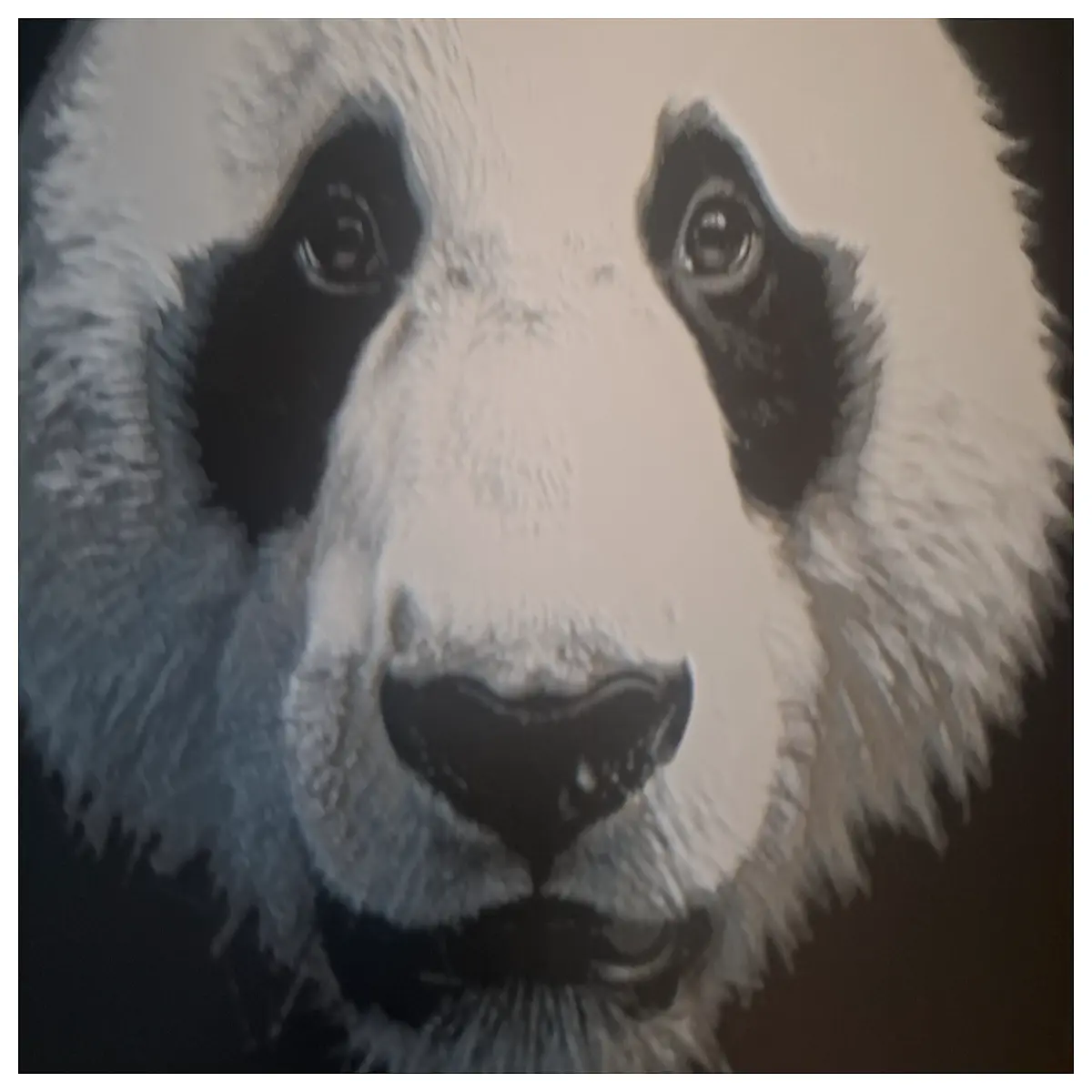 cute panda shaped wood burning stove 200x200cm small space heater for kids room cozy winter decor