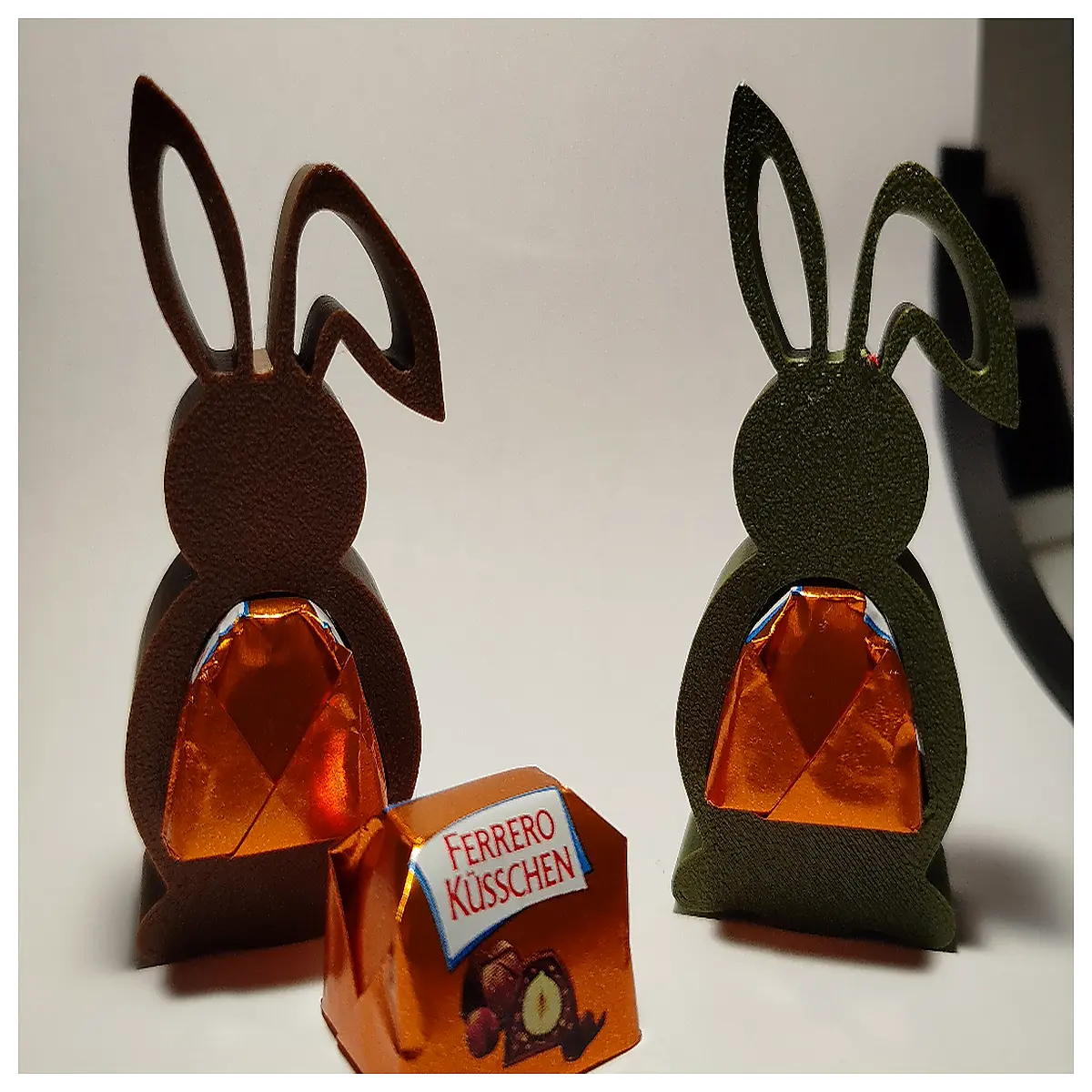 easter bunny chocolate egg hollow filled with hazelnut pralines gift box holiday treat