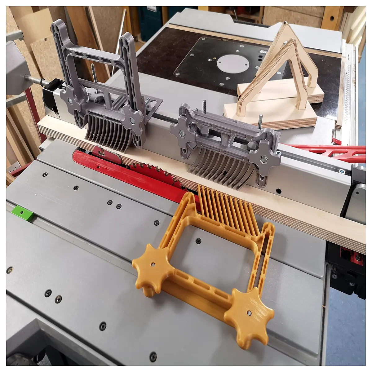 gts 10 xc table saw fence rail extension wing support vertical stop guide for woodworking cutting