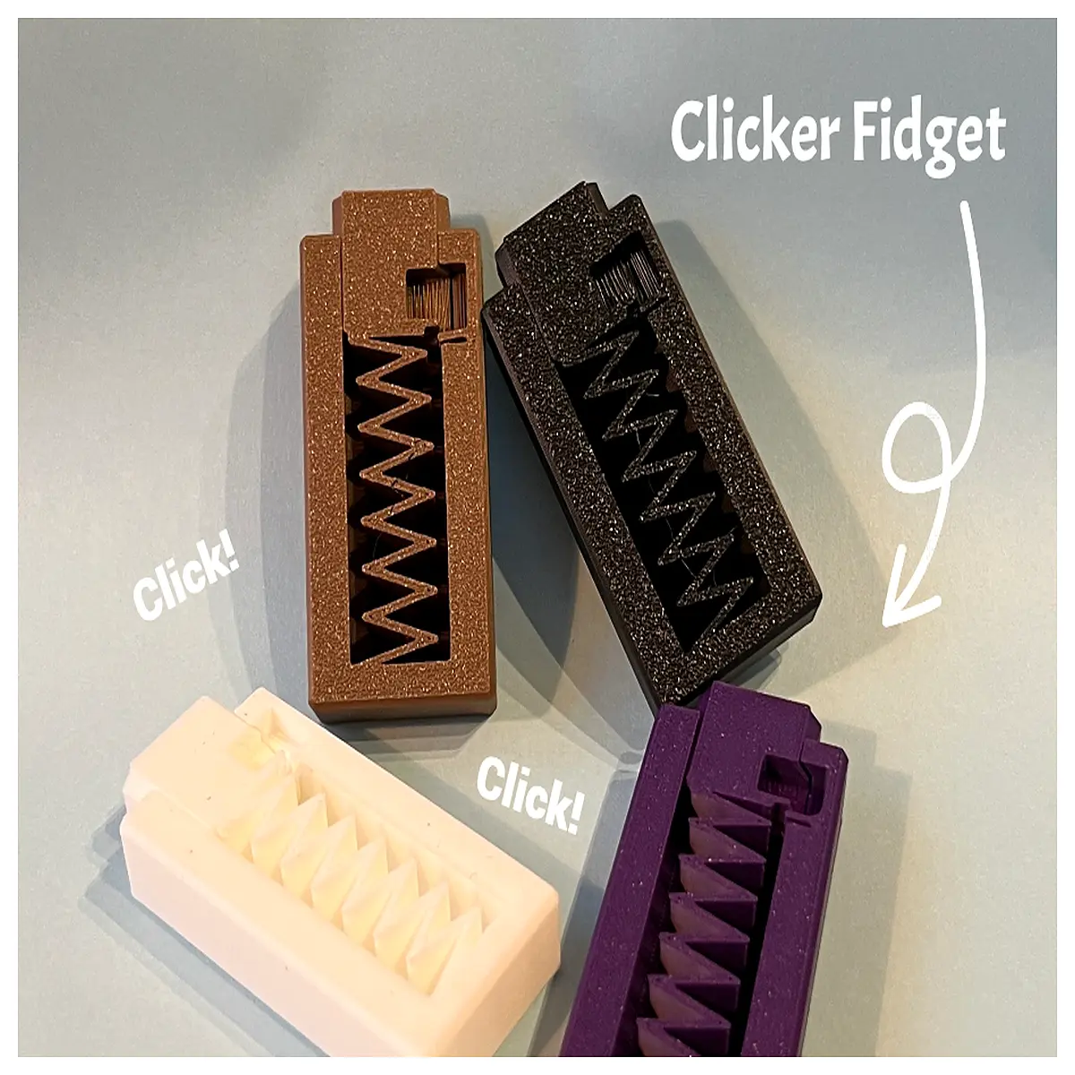 fidget finger spinner stress relief toy clicky tactile sensory desk gadget for anxiety and