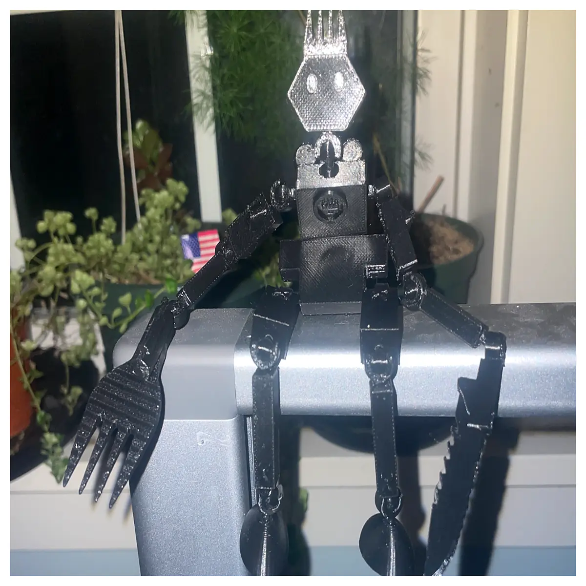 metal fork mechanical diy assembly puzzle engineering toy for adults kids