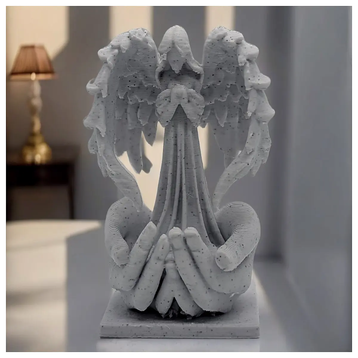 spiritual protection amulet angel pendant for home safety luck charm gift