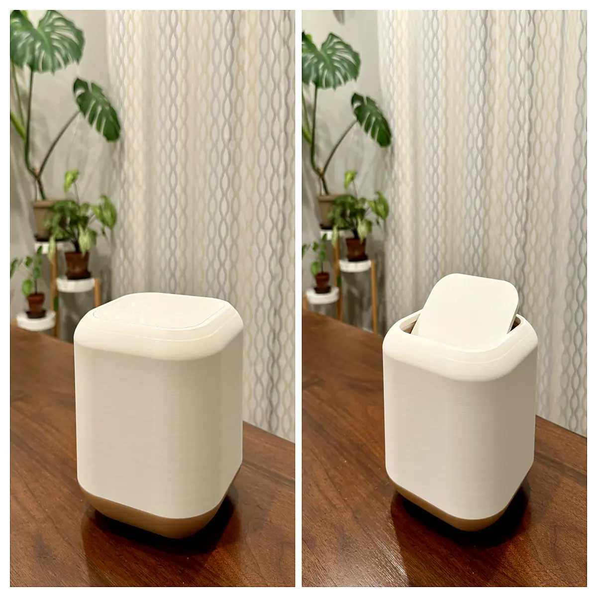 mini desktop trash can small waste bin for office desk home dormitory room cute compact garbage container with lid