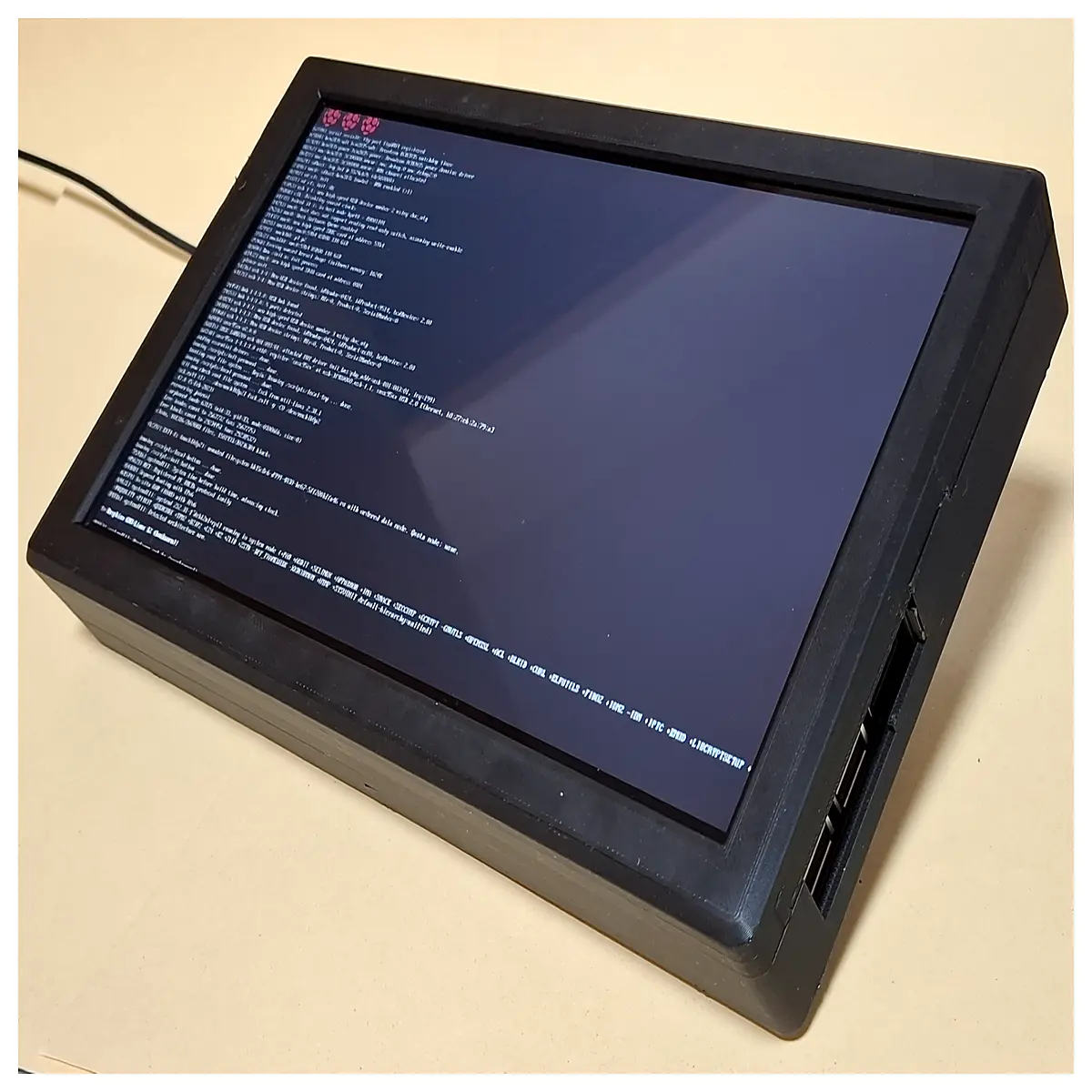 raspberry pi 3b case with 10 inch housing for diy smart home automation and media center project