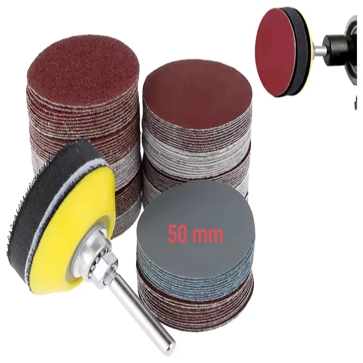 50mm grinding wheel storage box organizer case for sanding discs and flap wheels