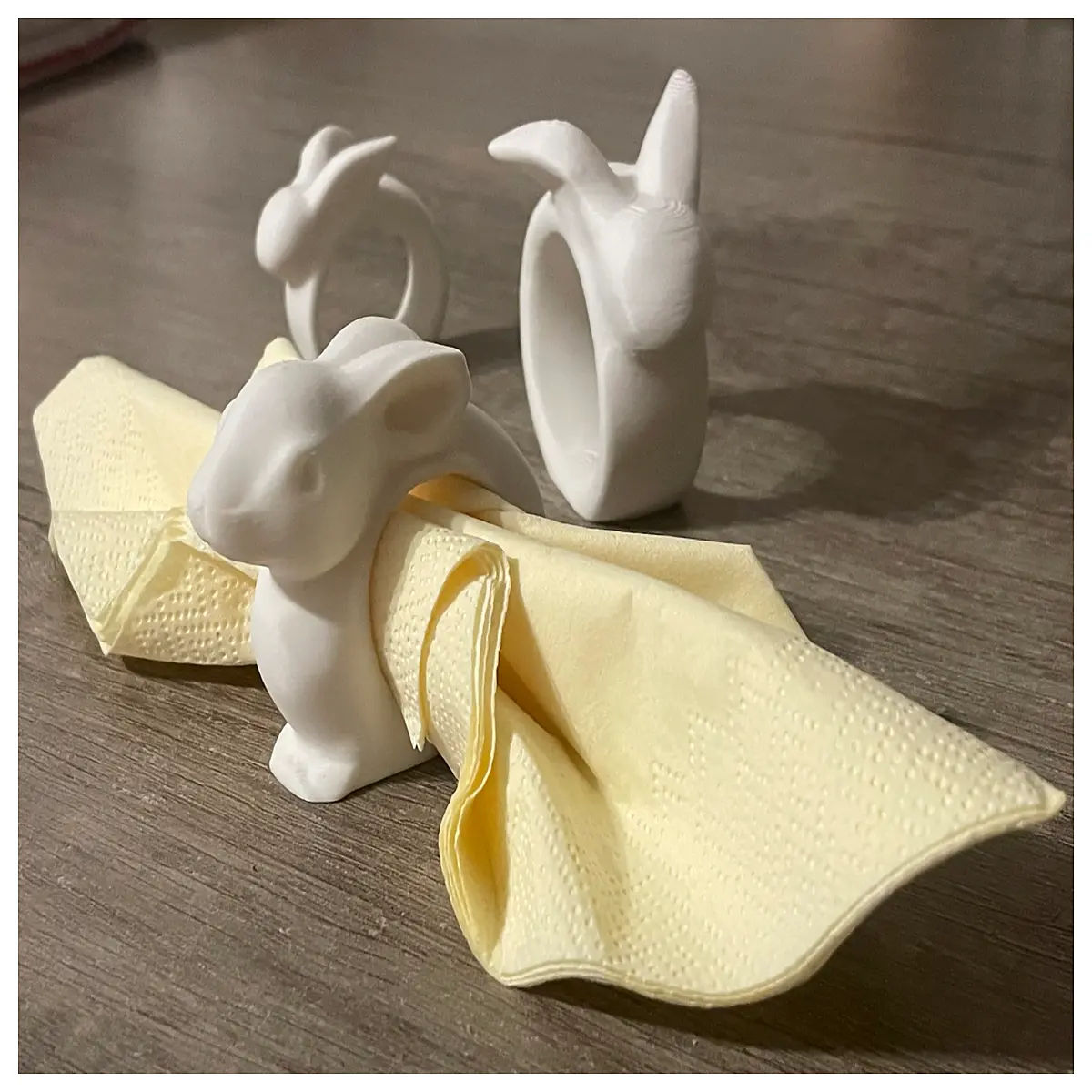cute bunny napkin holder easter table decor spring party supplies