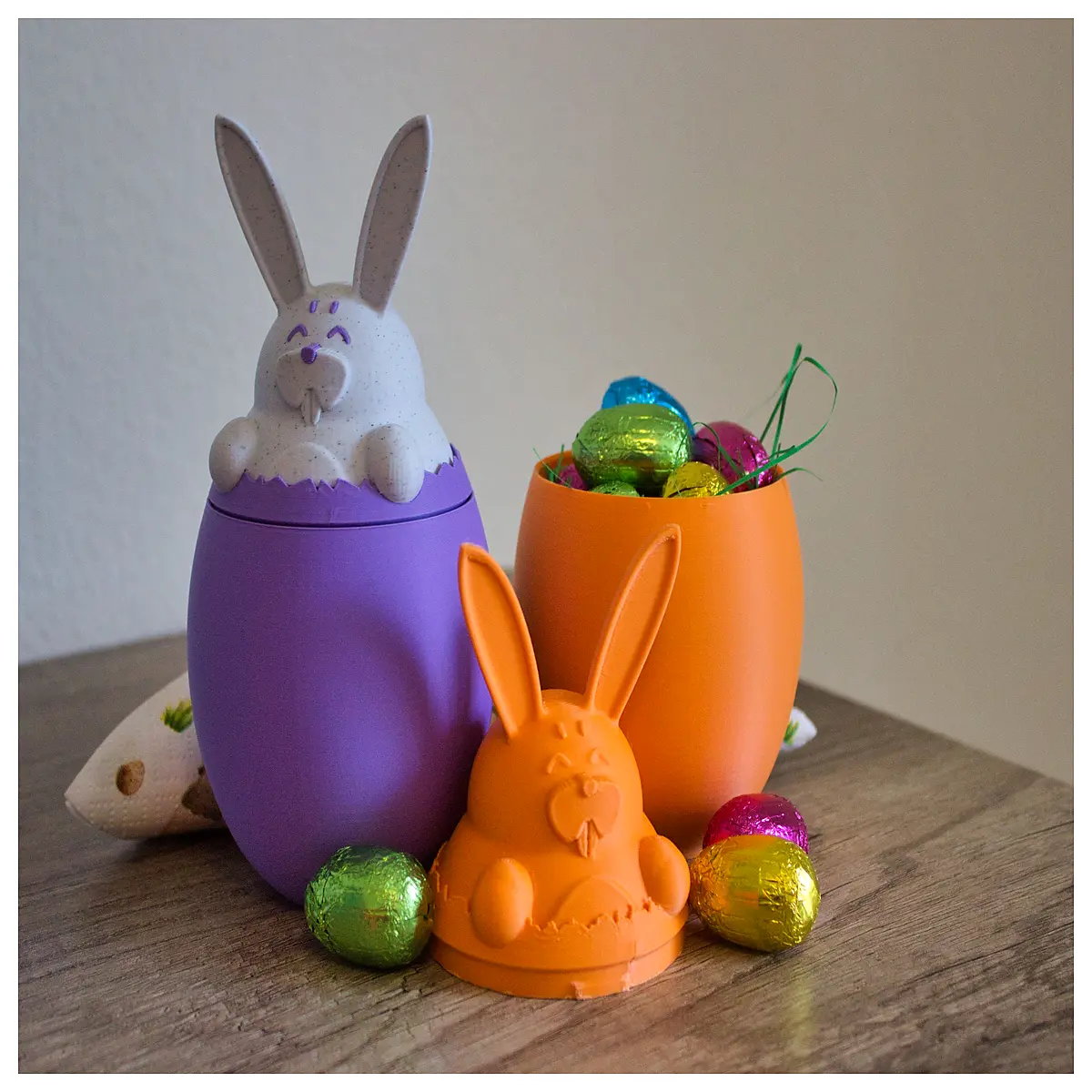 cute rabbit storage jar with lid for cookies candy tea leaves kitchen countertop organization container