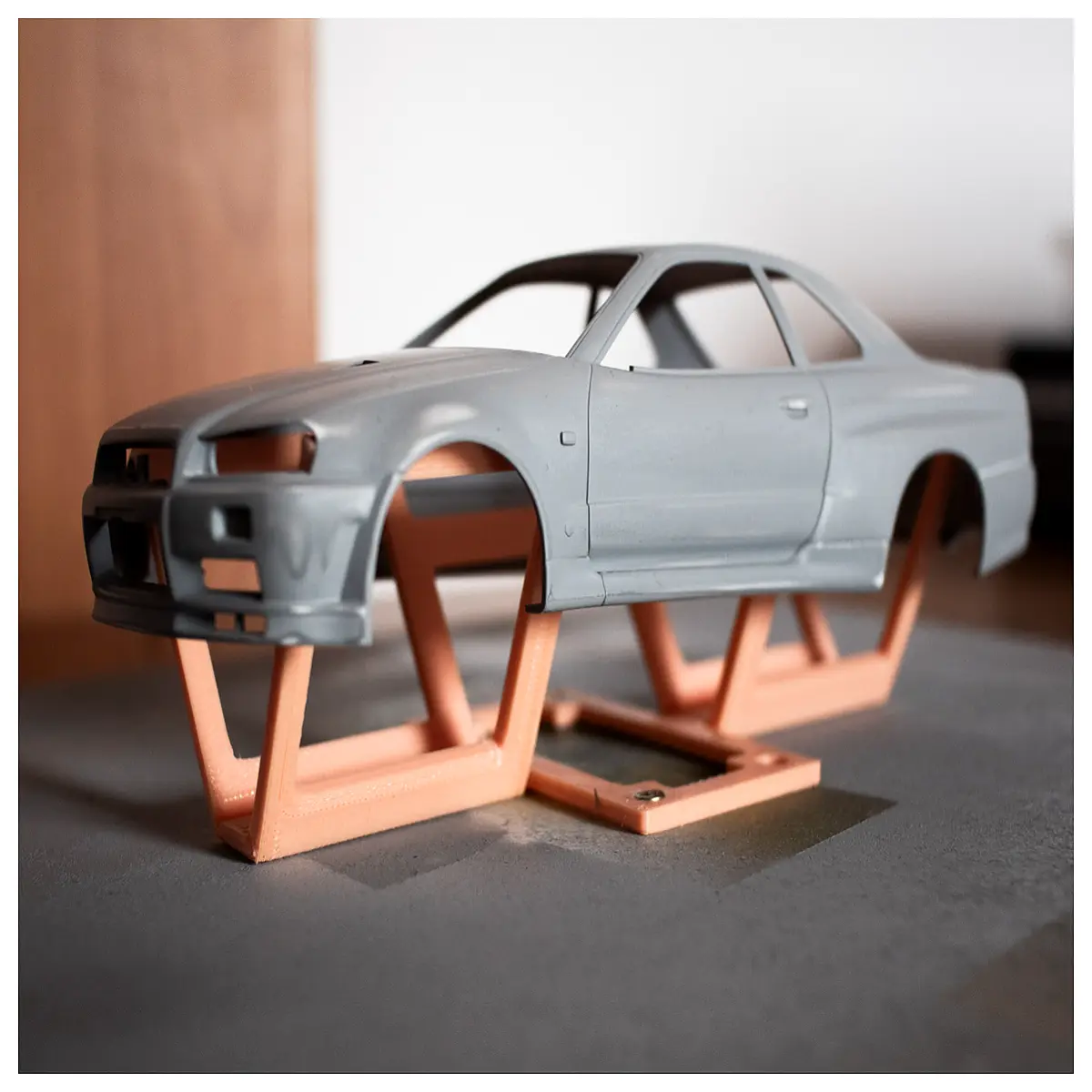 diecast car painting rack holder for 1 24 scale base