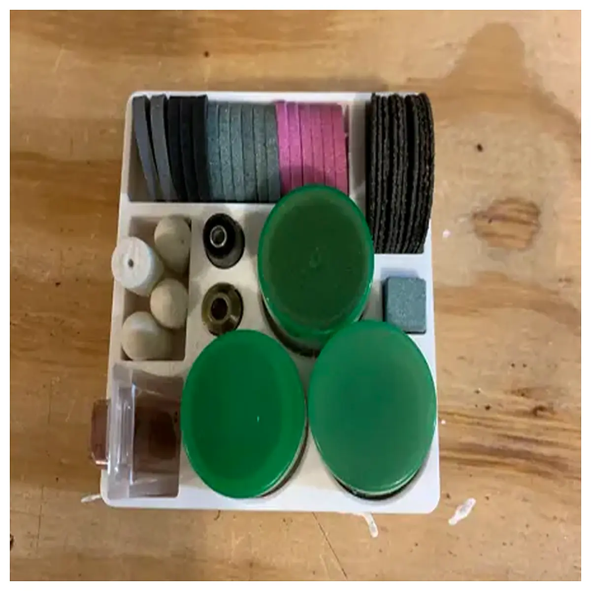 desk organizer with pen holder desktop storage rack for office supplies acrylic cable management tray