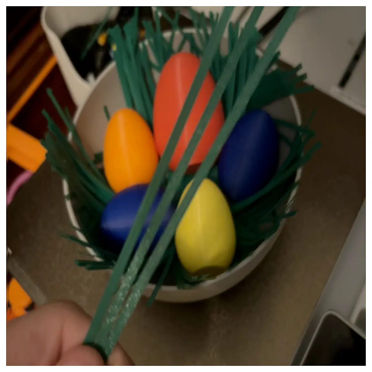 easter basket filler grass shredded paper craft supplies for spring holiday decor