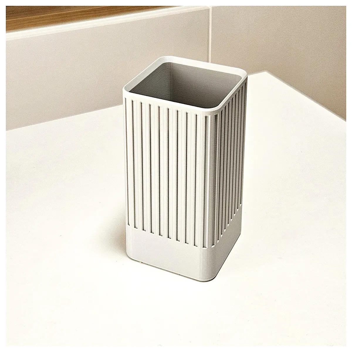 desk organizer with pencil holder slot office supply storage box for pens and pencils