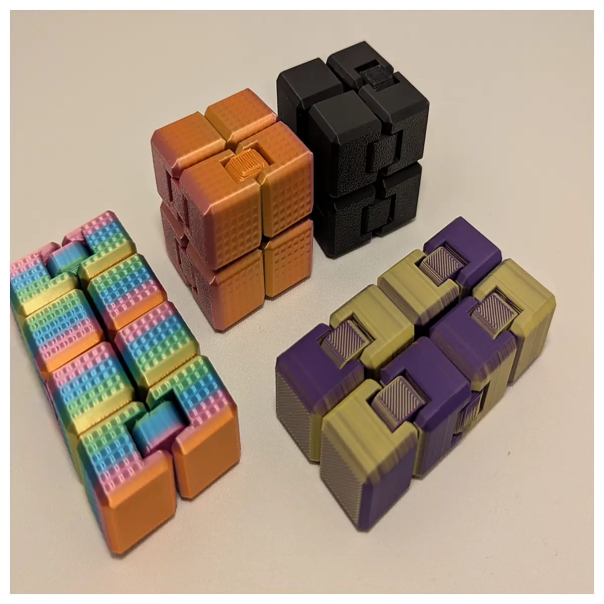 cube fidget toy metal magnetic stress relief anxiety reducer pocket sized tactile sensory tool for adhd and concentration