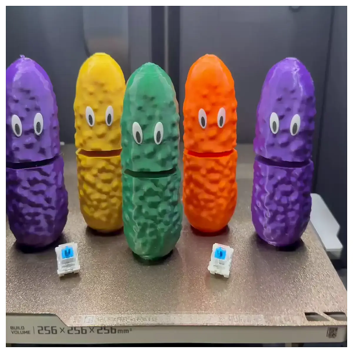 interactive cucumber fidget toy stress relief clicker sensory tool for kids anxiety relief squeeze popper