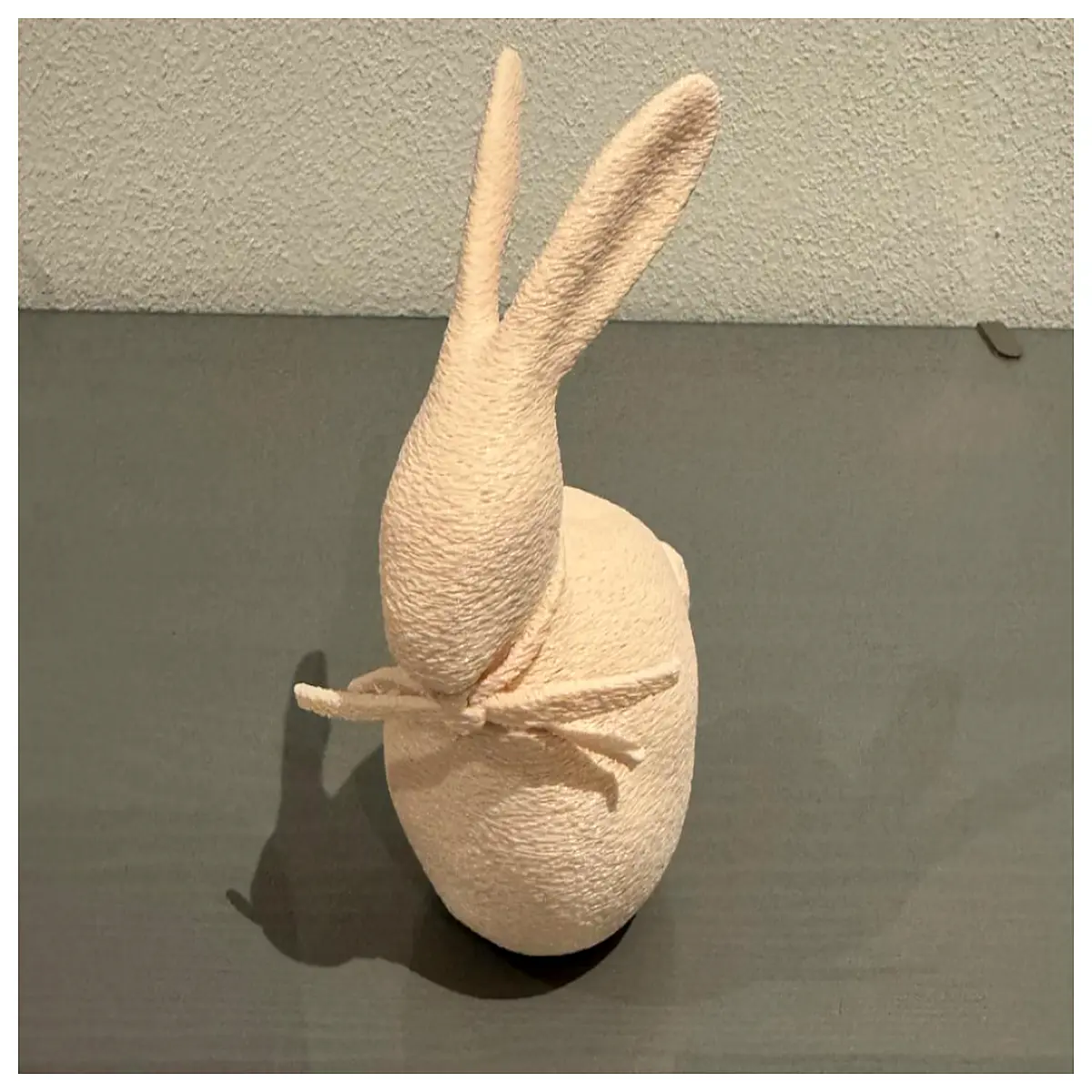 cute bunny with bow tie easter plush toy for kids spring holiday decoration gift
