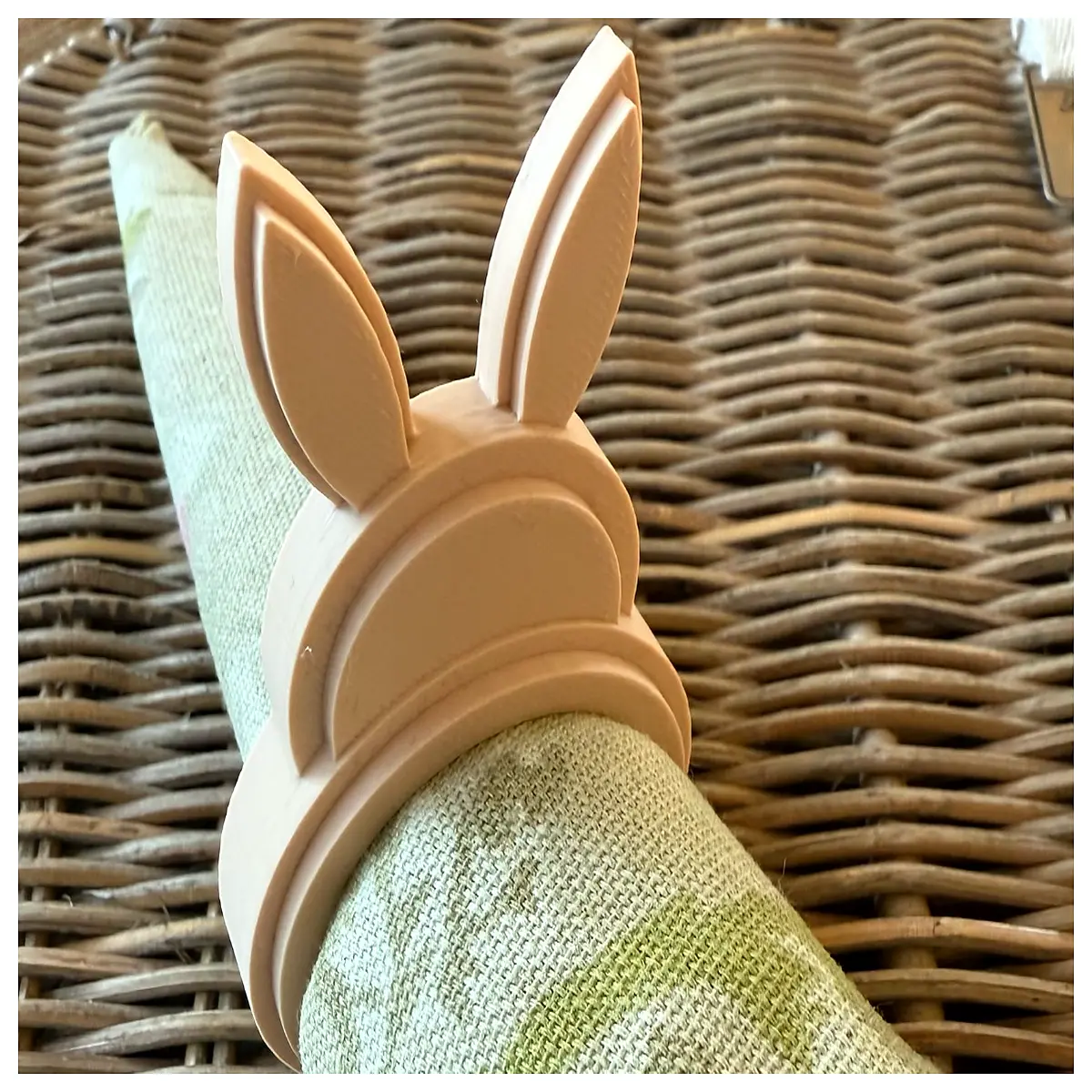 cute bunny rabbit napkin holder for easter table decor spring holiday party supplies