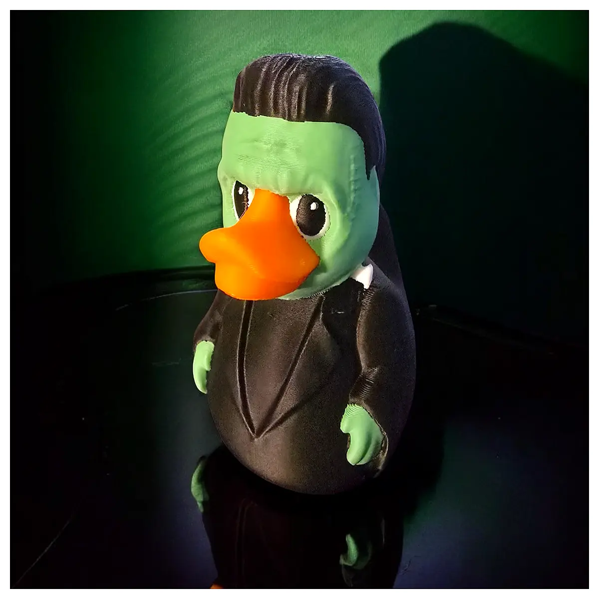frankenstein rubber duck toy for kids bath time fun spooky halloween decoration