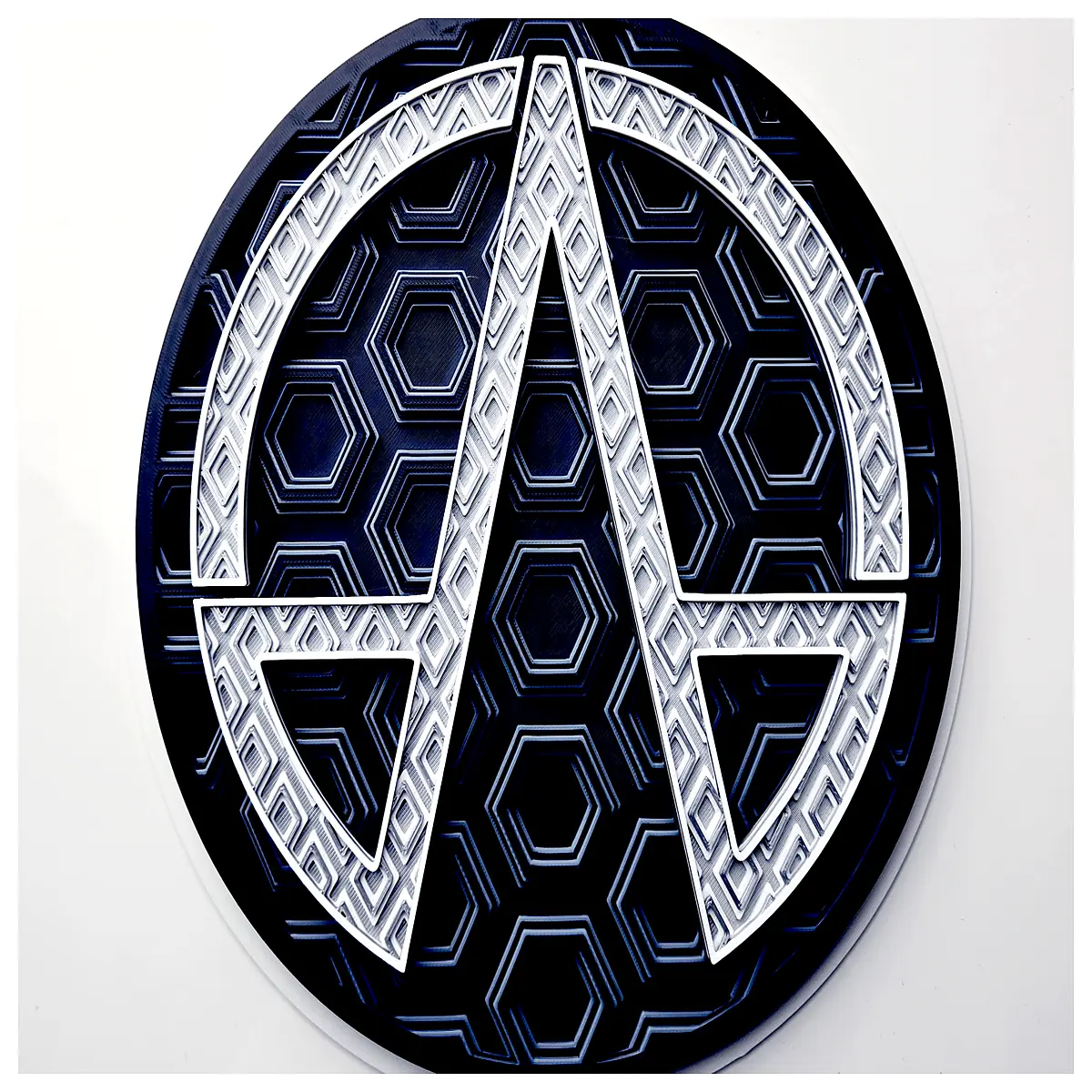 cosmic exploration outer ring alliance dimension mosaic art print space abstract geometric wall decor