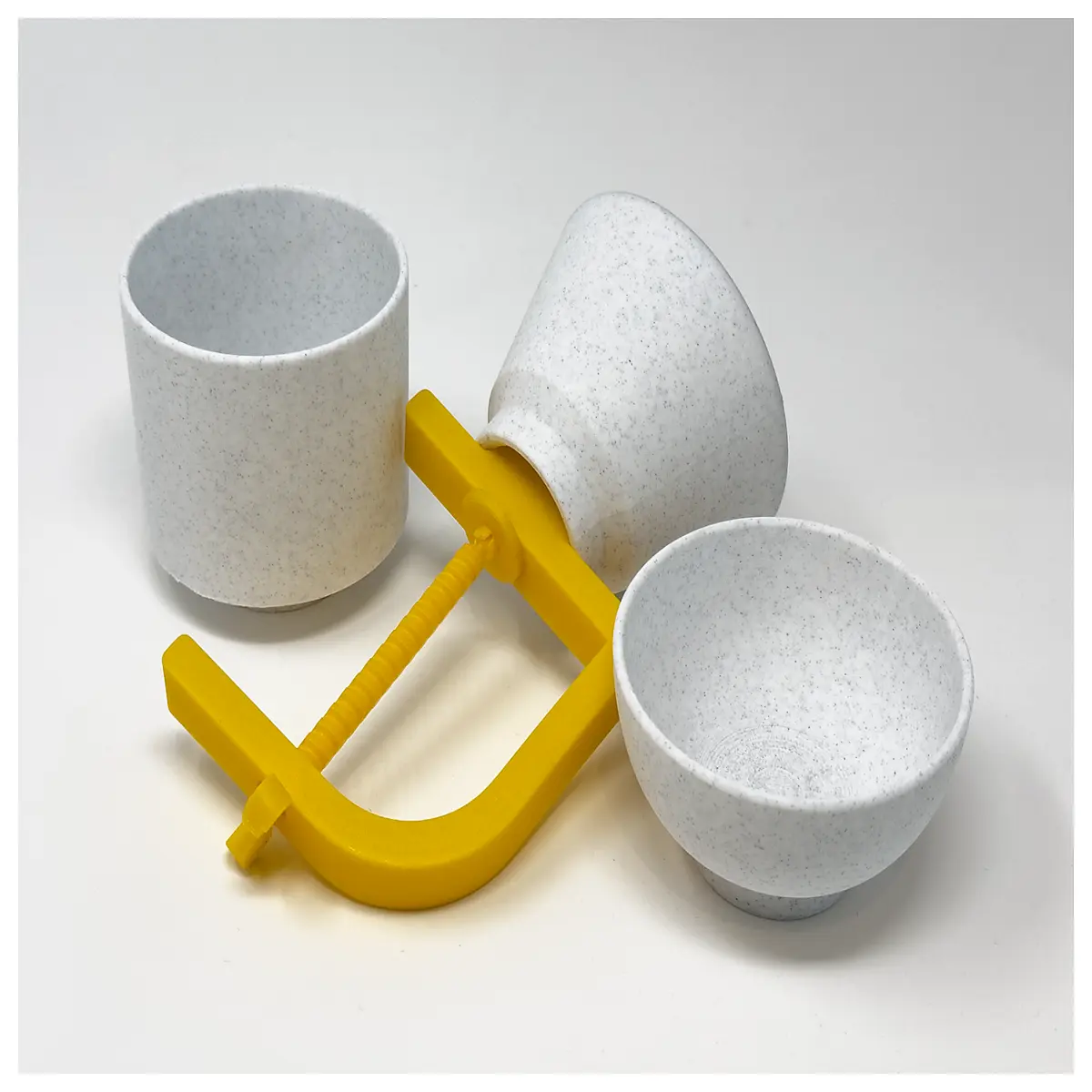 ceramic compatible c clamp fixture for corcee systems duty porcelain holding