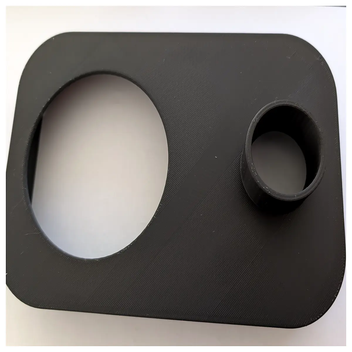 hole saw collection adapter for wood metal drill bit shavings vacuum hose connector