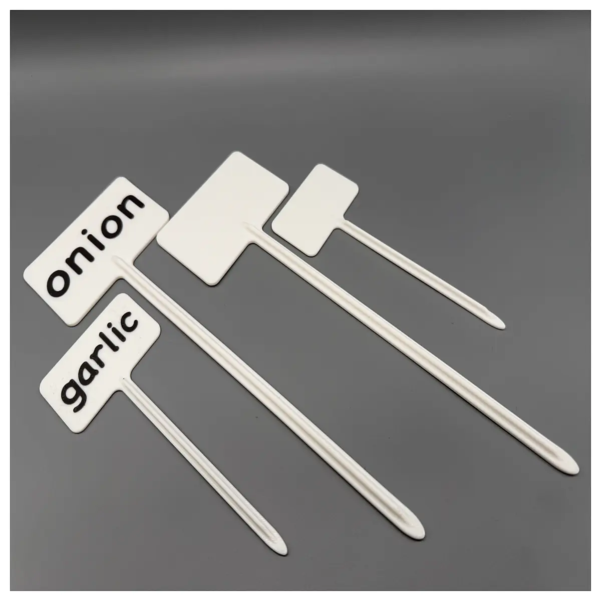 waterproof plant markers for garden durable plastic stakes with clips reusable flower pot labels outdoor vegetable herb identifier tags