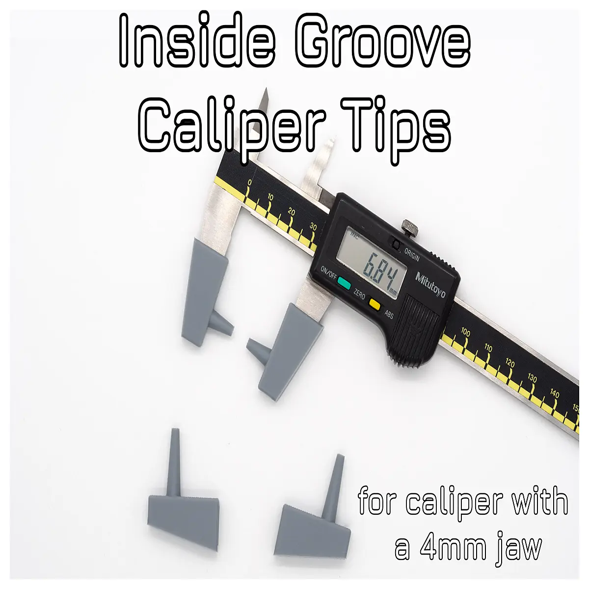 precision caliper jaw replacement tips for internal measurement