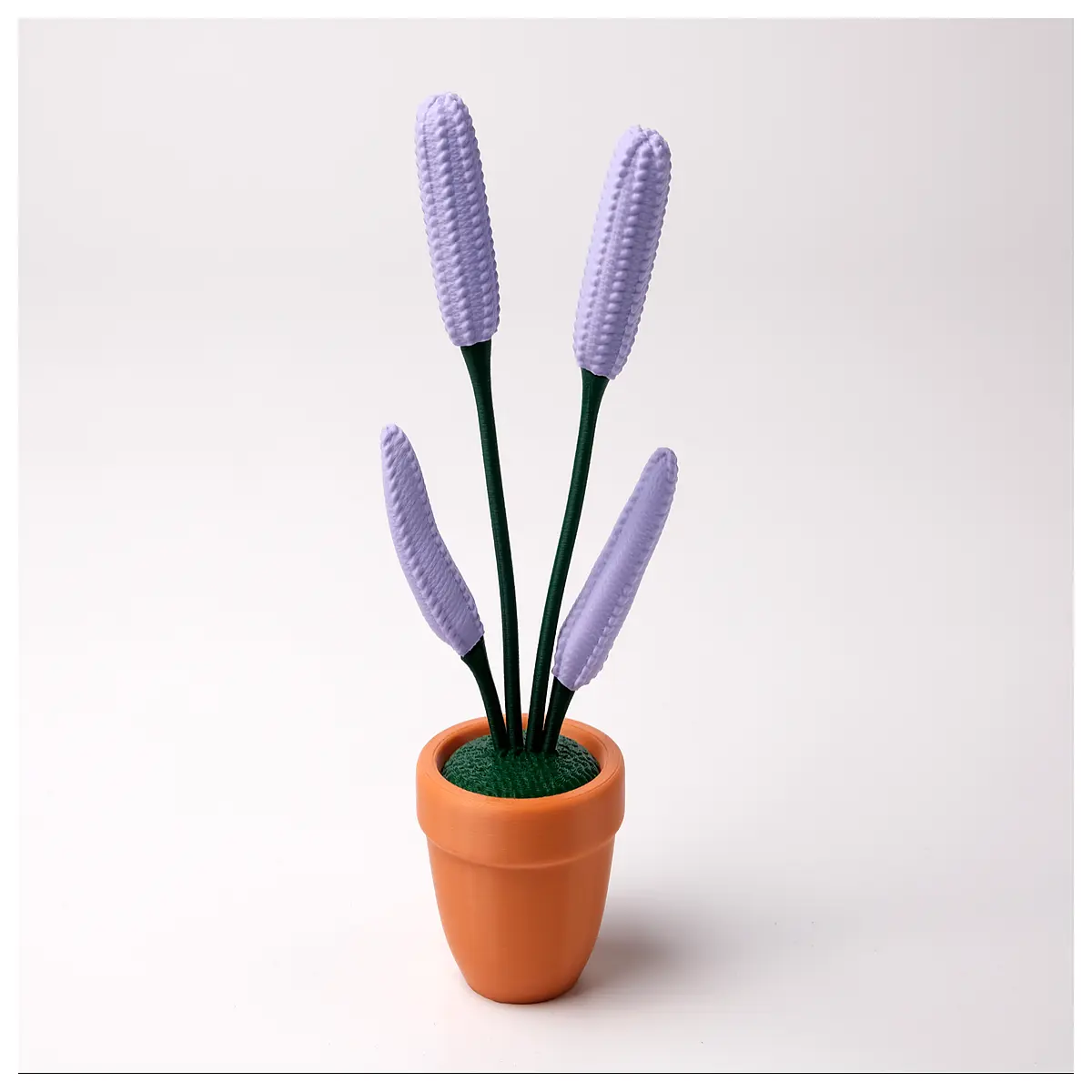 lavender joy botanical sculpture resin art home decor shelf accent modern minimalist statue