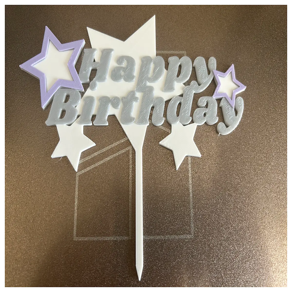 gold star birthday cake topper edible glitter stars party decoration supplies