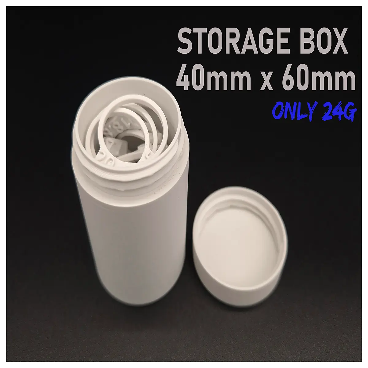 60x40mm small plastic storage box with lid for craft supplies beads screws jewelry organizer desktop container