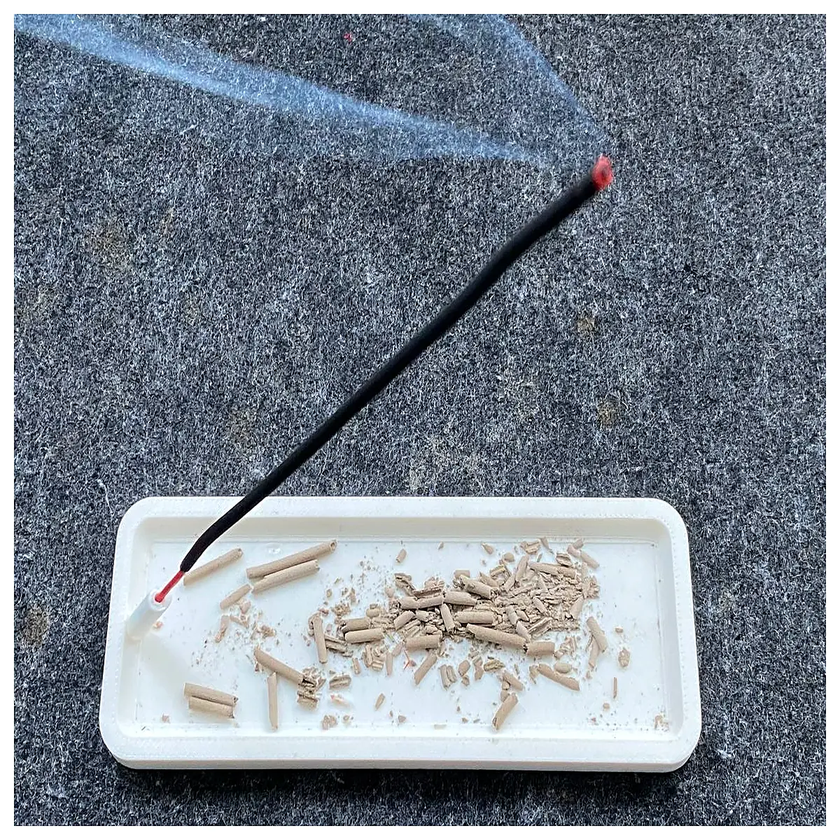 ceramic incense burner for home meditation traditional chinese sandalwood holder with ash catcher aesthetic joss stick cone base for yoga room decor