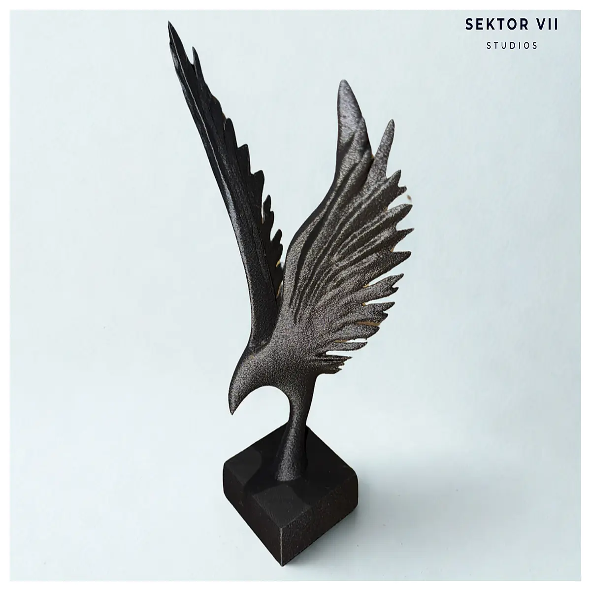 abstract bird falcon sculpture home decor modern art statue for living room shelf office desk accent piece
