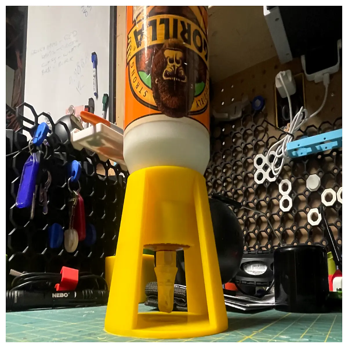 glue bottle holder upside down dispenser rack for crafting diy
