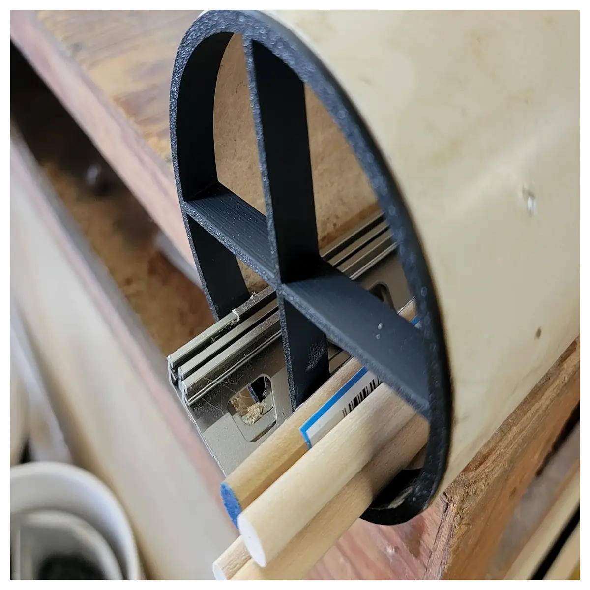 duty pvc pipe organizer rack for garage storage wall mounted cable management system for 4 inch pipes