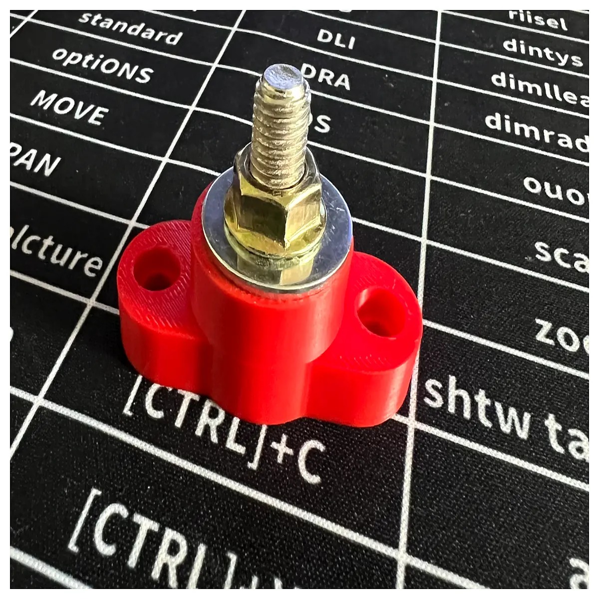 battery stud dispenser block for battery assembly line automated distribution system