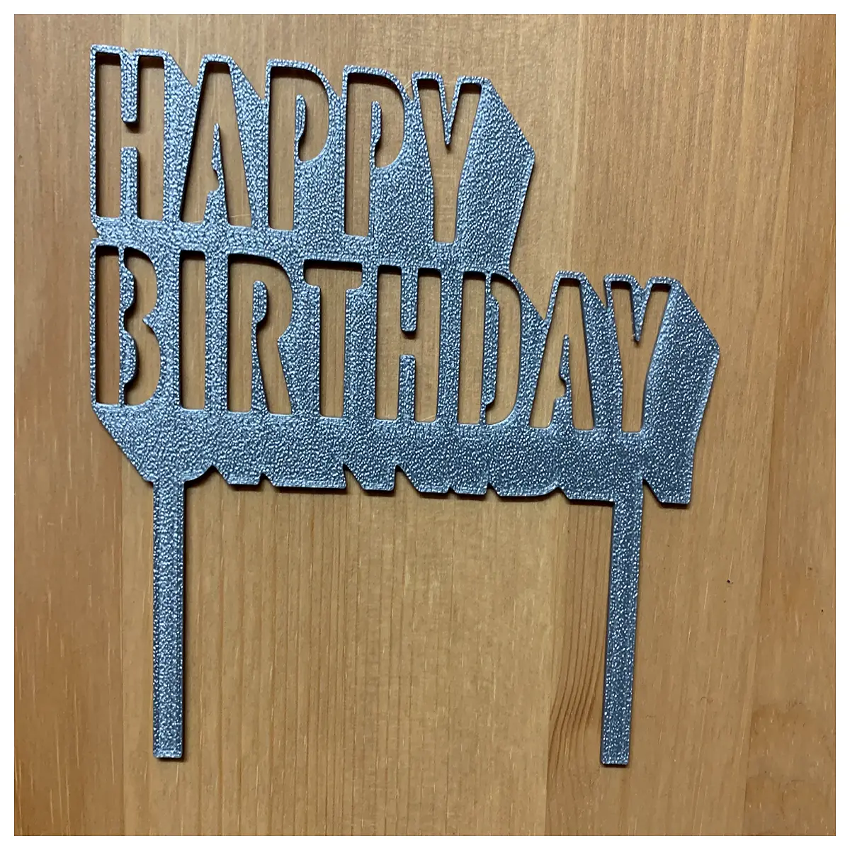 birthday cake toppers with candles and flags edible sugar flowers for party decoration