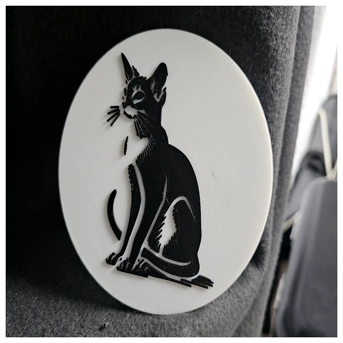abyssinian cat coaster set cute animal print drink mat for home decor
