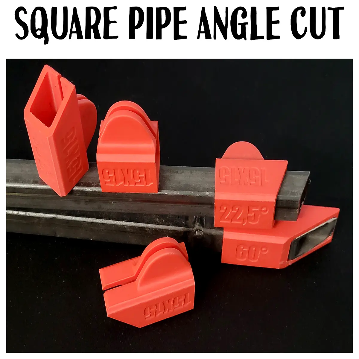 square tube miter saw jig angle cutting guide fixture for precise 45 degree cuts