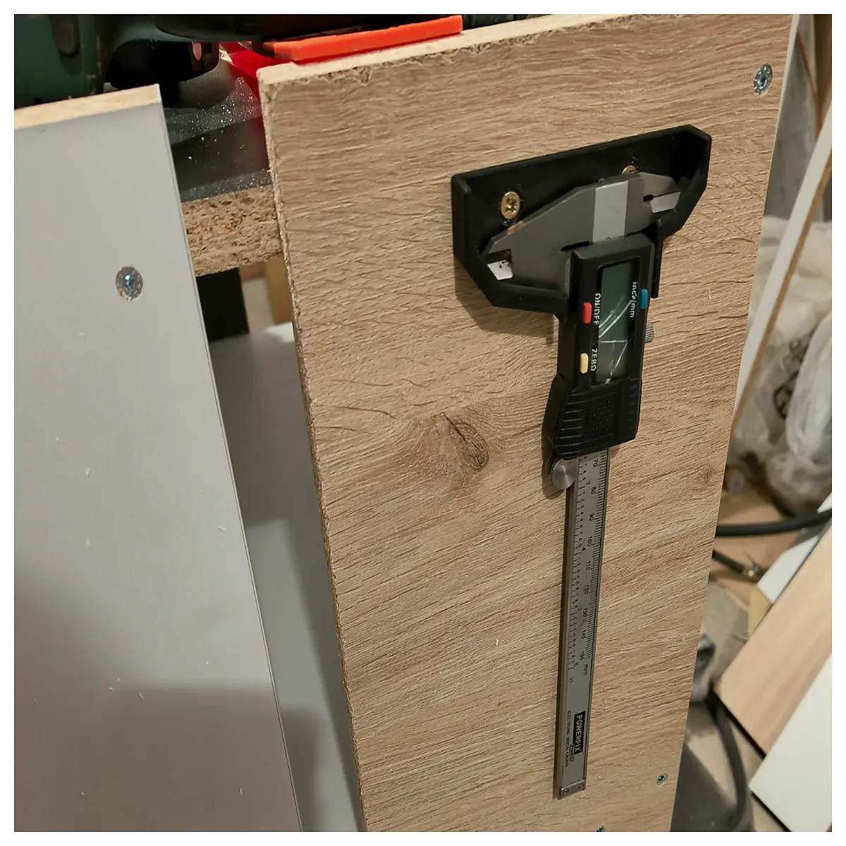 digital caliper holder organizer rack for workshop bench tool storage