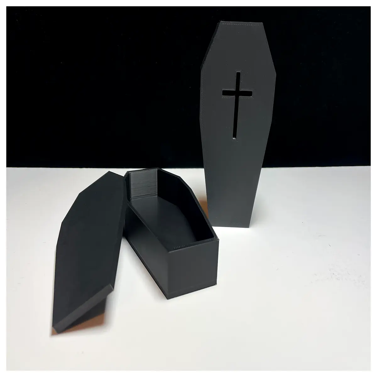 coffin shaped storage box for jewelry trinkets goth aesthetic desk organizer coffin gift box packaging