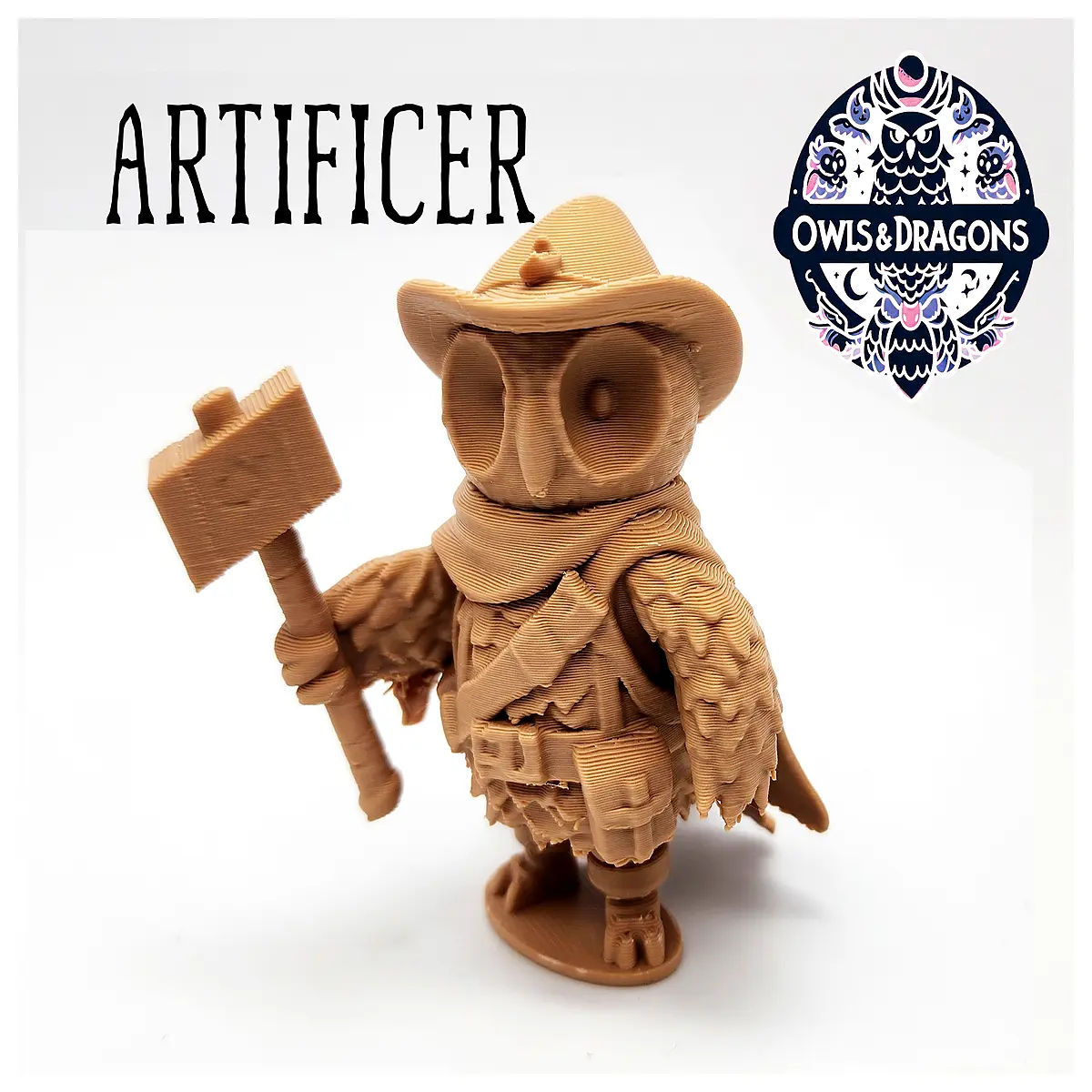 artisan owl and dragon figurine fantasy creature statue decorative home decor gift