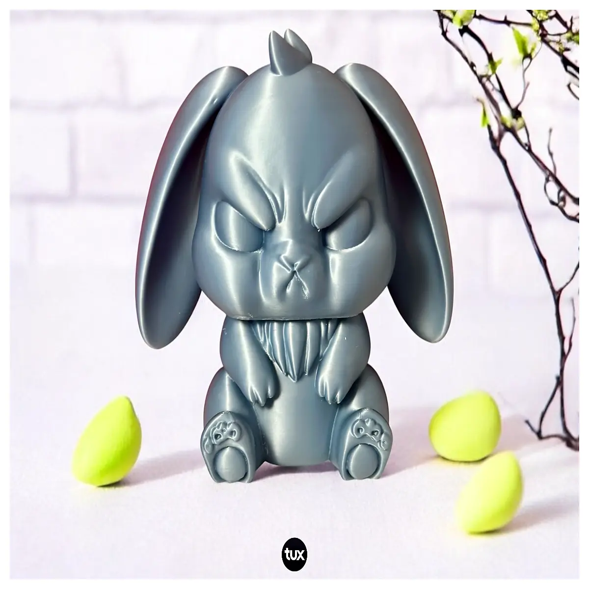 cute angry bunny plush toy mad rabbit stuffed animal for kids funny grumpy hare doll gift