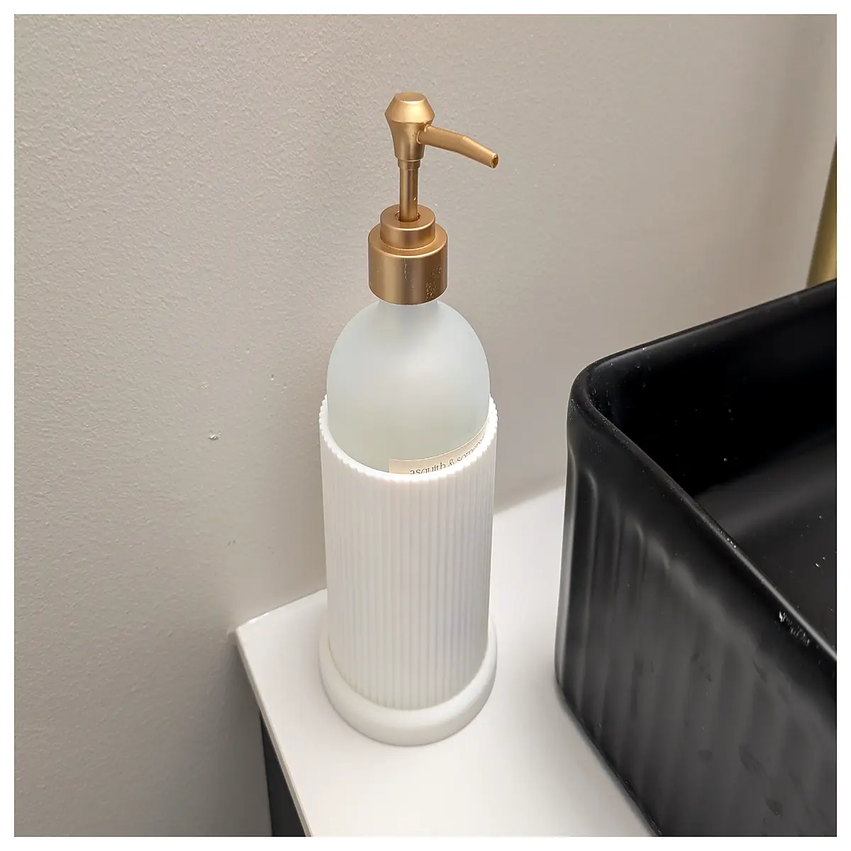 bathroom soap dispenser wall mount holder for liquid hand wash bottle organizer rack shower caddy storage