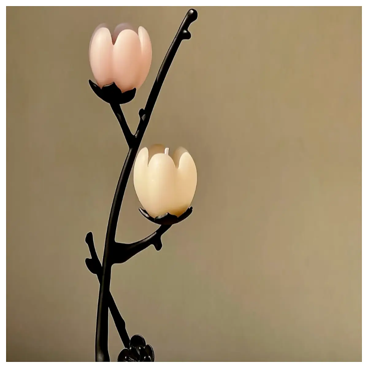 plum blossom incense burner holder for home decor elegant ceramic aroma diffuser base with floral design