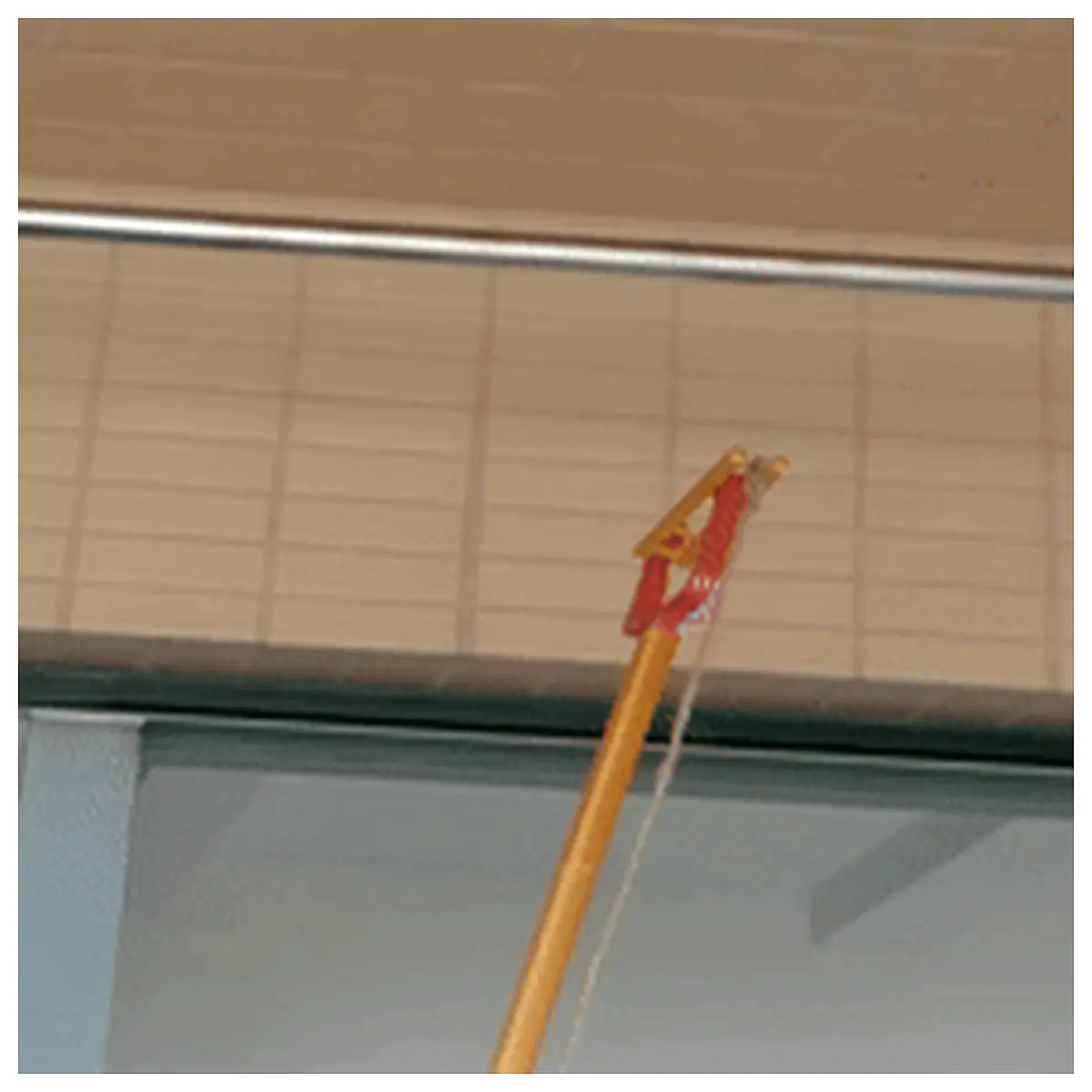 telescopic pole hook hanger for fishing rod umbrella tent camping gear storage organizer strap