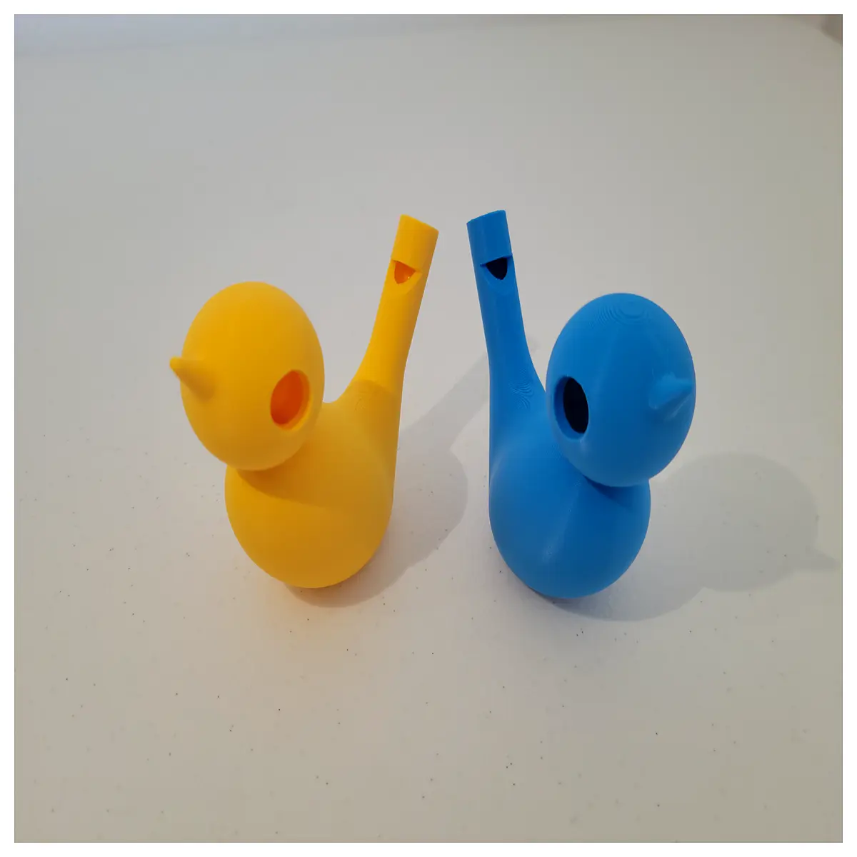 whimsical printed bird whistles for kids realistic animal sound toys educational nature learning gifts durable plastic bird calls
