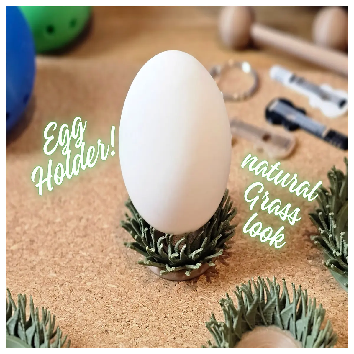 natural grass egg holder basket for kitchen counter eco friendly woven storage organizer