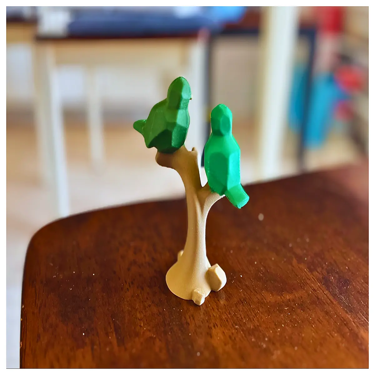 3 branch bird figurine home decor shelf animal statue