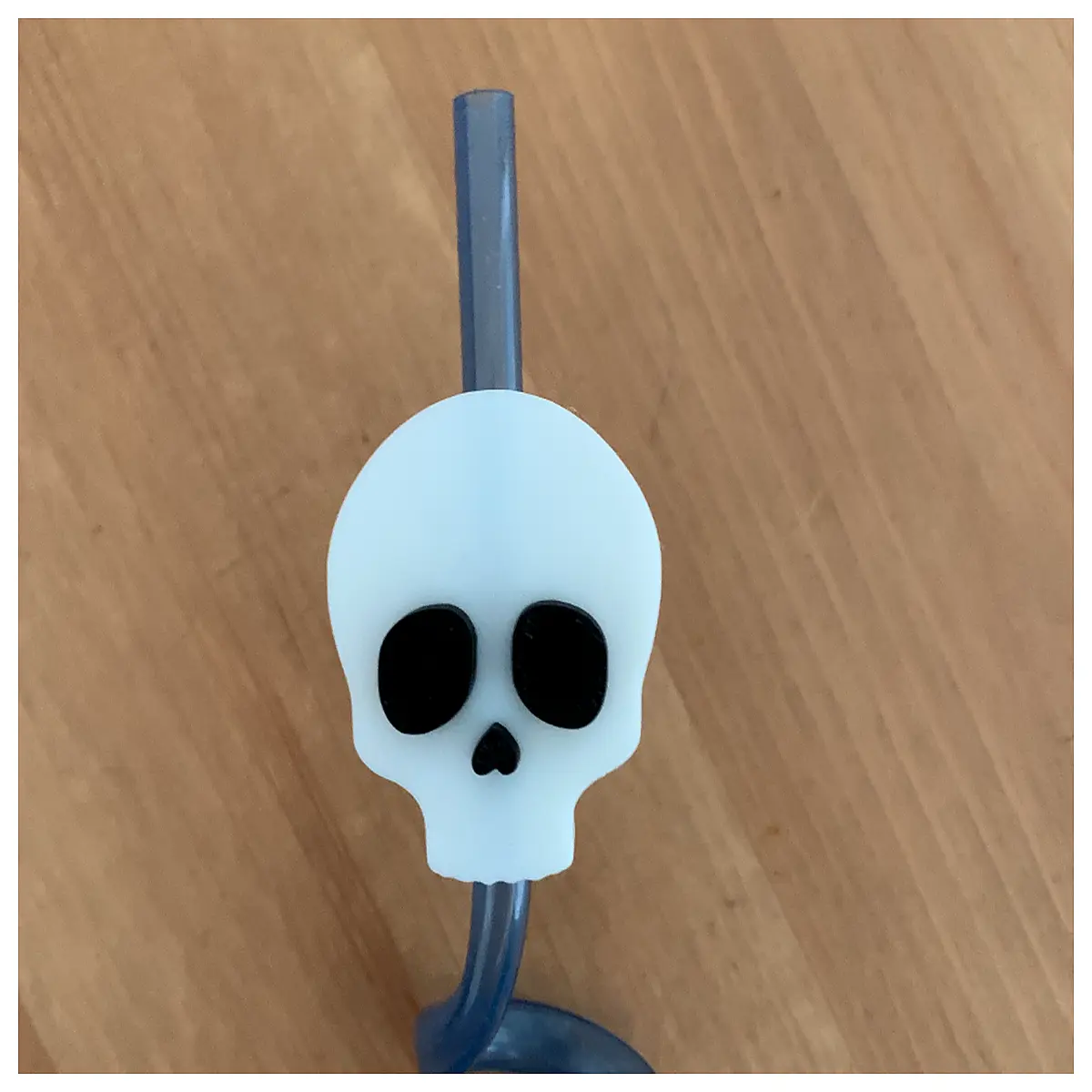 spooky skull straw toppers for halloween party favors cute skeleton drinking straws accessories for kids birthday decorations