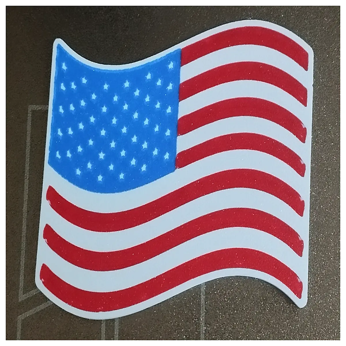 usa flag fridge magnets for kitchen decor patriotic american stars and stripes refrigerator accessories home office wall art