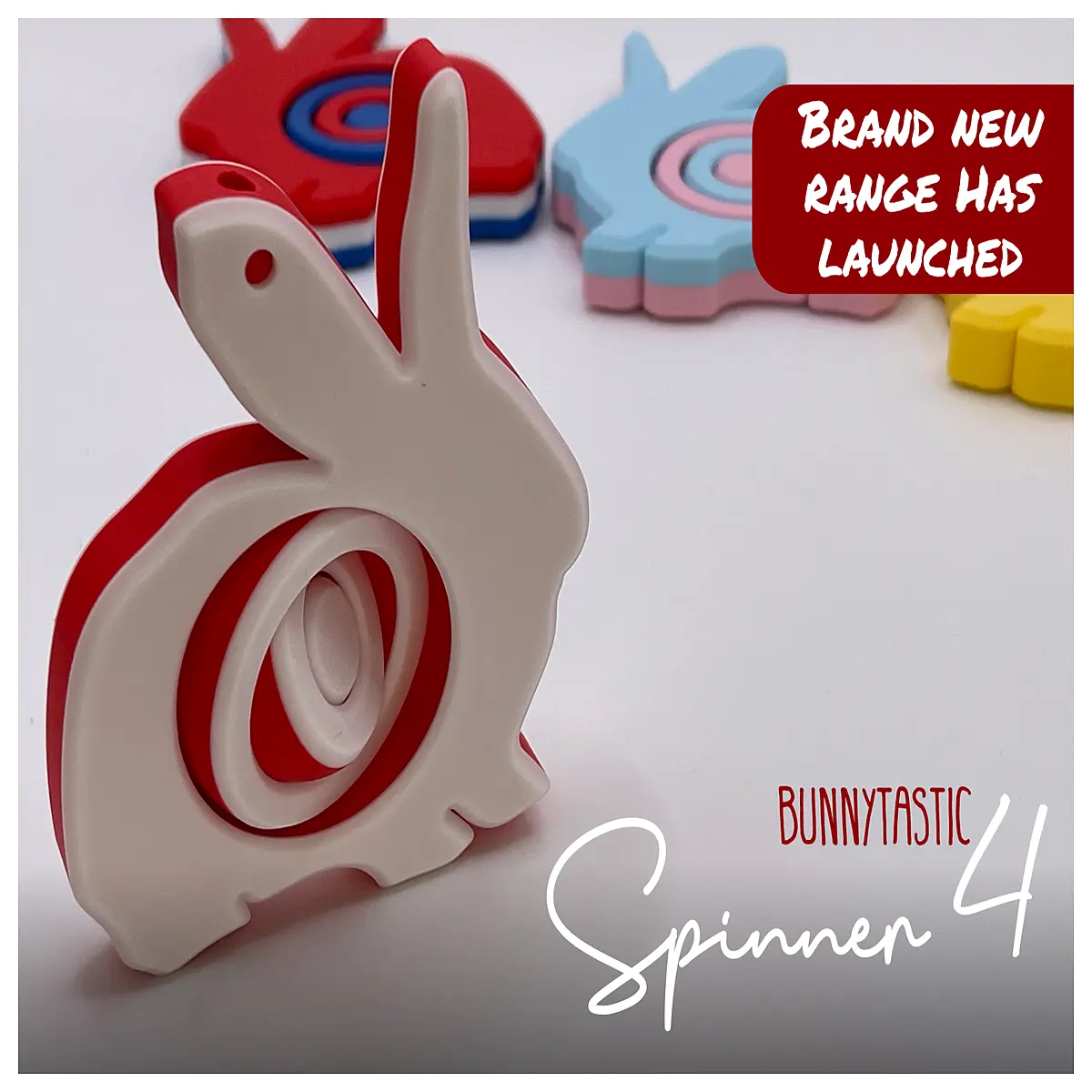 spinners for kids stress relief toys fidget spinners with bunny ears easter theme anti anxiety desk toy