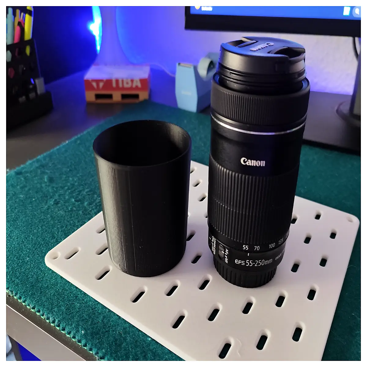 lens hood for ef 58mm f 1 4 usm ew 60c compatible flower petal lens shade filter cap protection